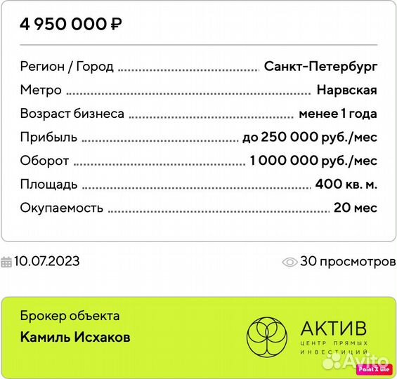 Готовый бизнес. Текстильное производство