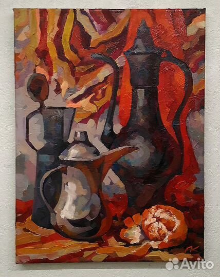 Картина маслом. Натюрморт 3