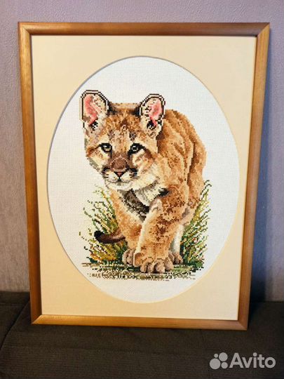 Вышивка, картина 