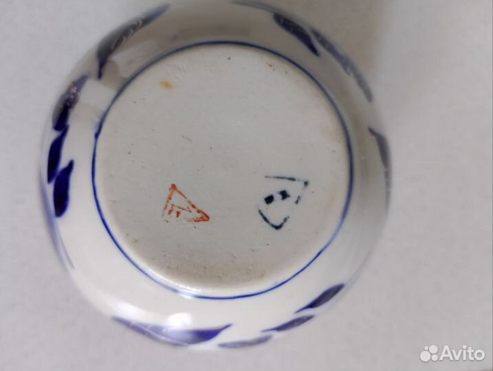 Миниатюрная вазочка Гжель 50 или 60 гг