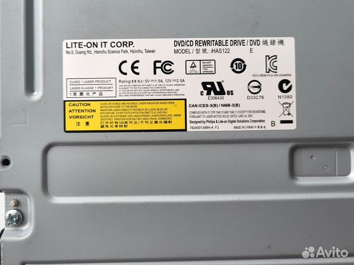 Дисковод Lite-On iHAS122-14