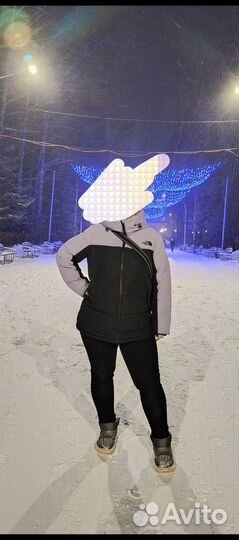 The north face пуховик