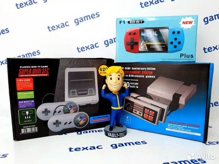 Игровые приставки 8 бит 620 игр