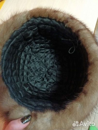 Шапка норковая женская