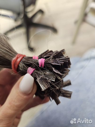 Наращивание волос биопротеиновых и натуральных