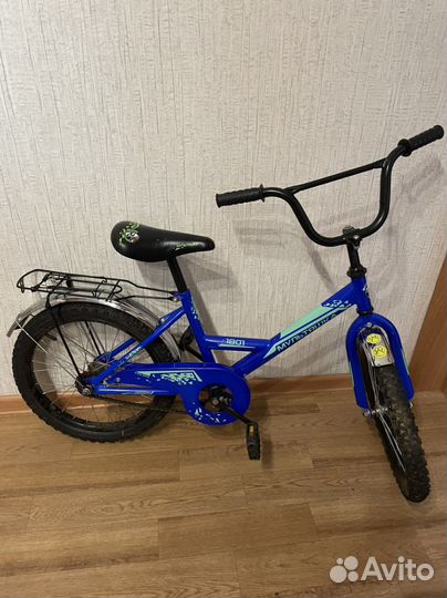 Велосипе детский Мультяшка 18 синий