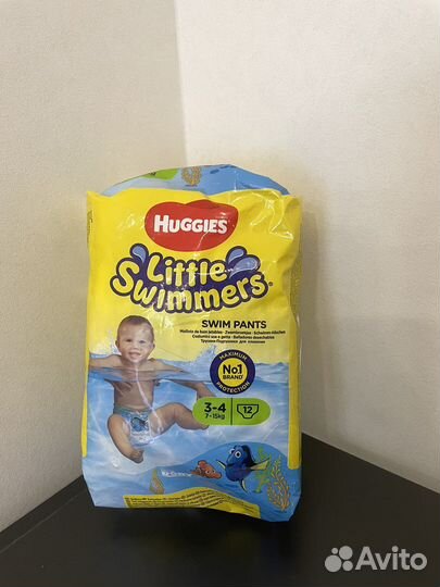 Подгузники для плавания huggies