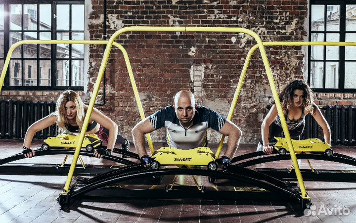 Горнолыжный тренажер Slide&Fit (commercial edition