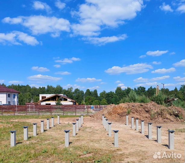 Фундамент из жб свай под ключ
