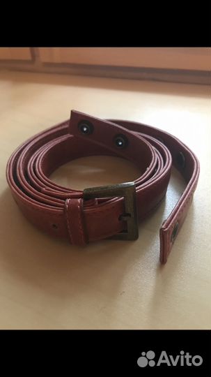 Ремень кожаный на сумку