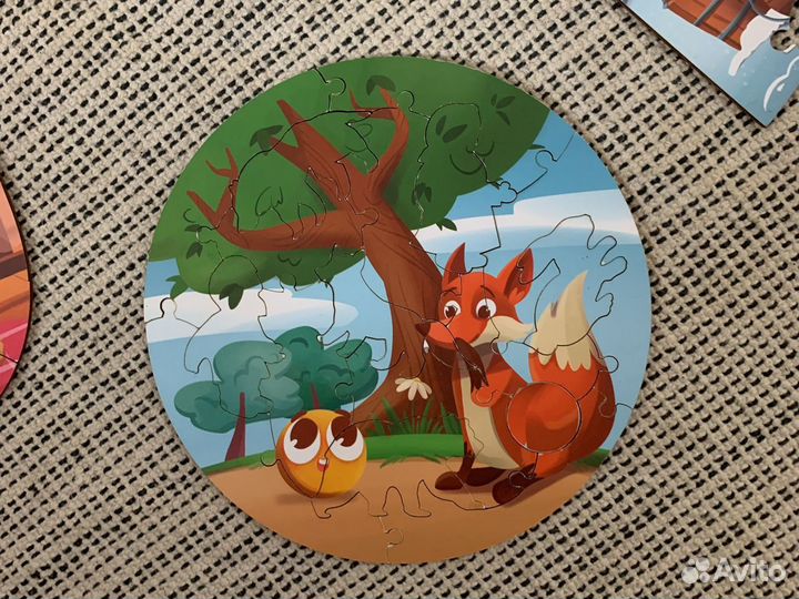 Пазл развивающий мозаика деревянная Русские сказки