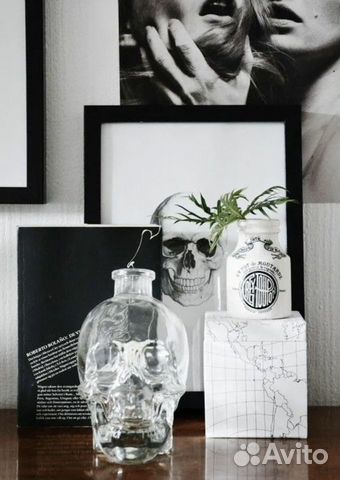 Бутылка череп колба