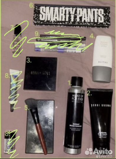 Косметика тени, карандаши,санскрин,хайлайтер