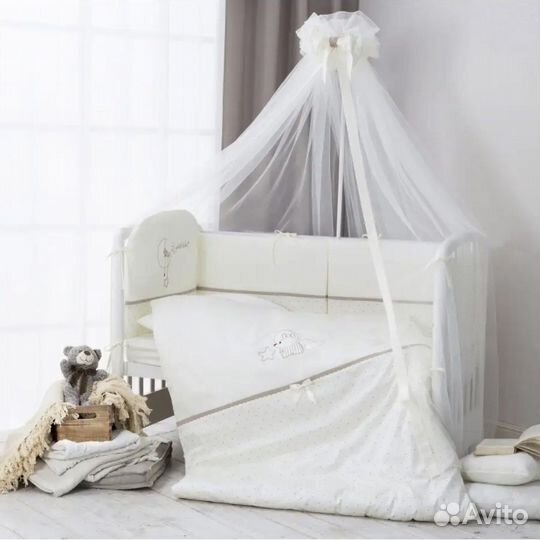 Белье постельное бортики одеяло детский комплект