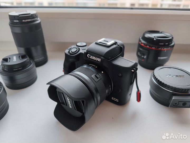 Фотоаппарат Canon M50 + Объективы
