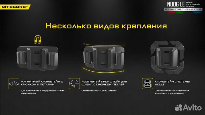 Фонарь nitecore NU06