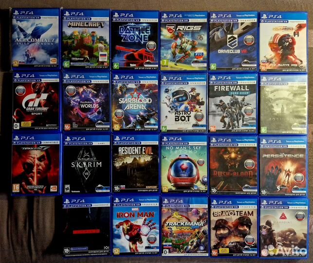 Игры для ps4 VR