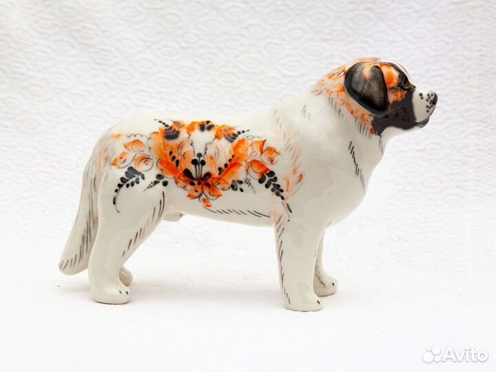 Статуэтка Московская сторожевая фарфор гжель
