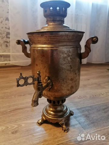 Самовар на дровах старинный СССР