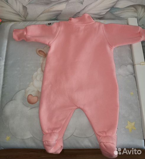 Комбинезон с начесом для девочки