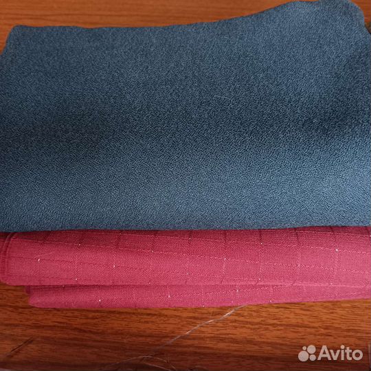 Отрез ткани шерсть хлопок трикотаж вискоза