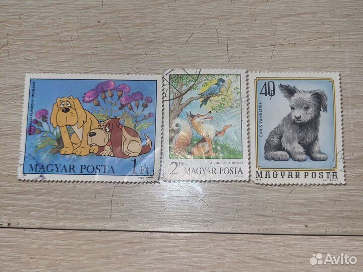 Марки Венгрия 3шт