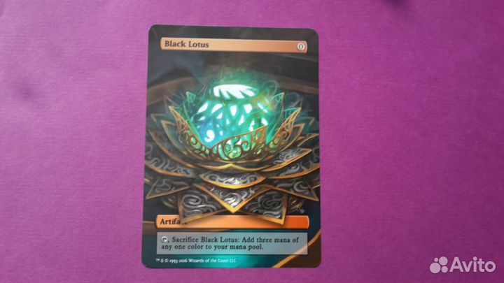 Black Lotus с альтернативной картинкой