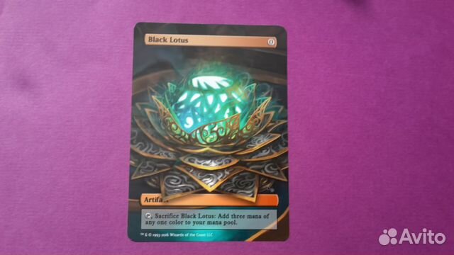 Black Lotus с альтернативной картинкой