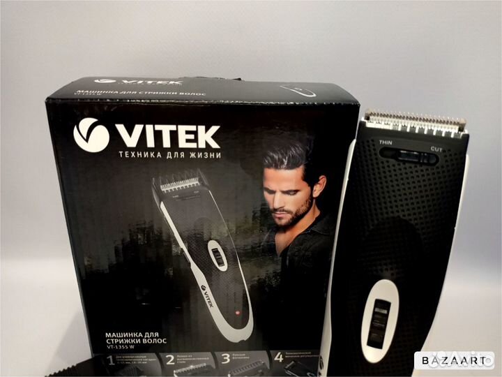 Новая машинка для стрижки волос Vitek VT-1355 W