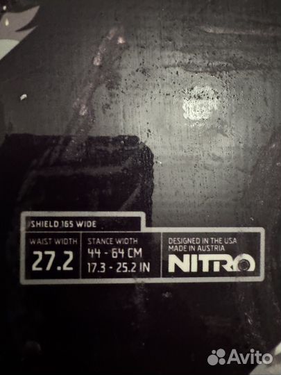 Сноуборд Nitro 165 W