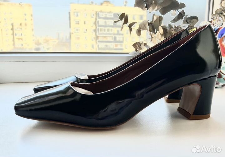 Туфли италия 39 кожа новые