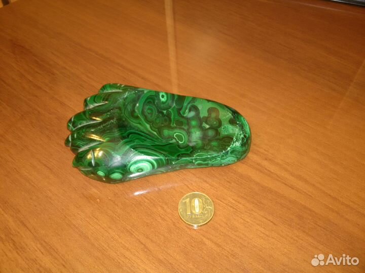 Малахитовая пепельница