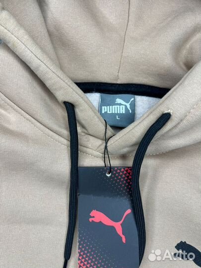 Худи толстовка Puma HH бежевая