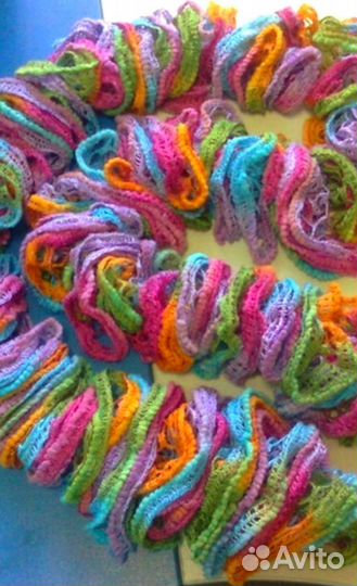 Женский шарф боа ажурный 2,5 метра