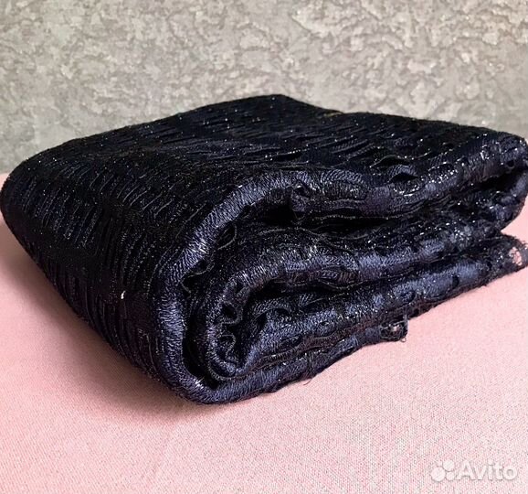 Отрез ткани 5,4 м, гипюр/кружево, винтаж, Испания