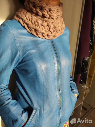 Снуд полушерстяной ручная работа