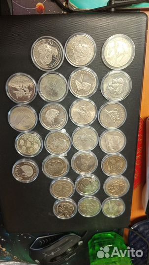 Монеты иностранные 100 штук в ассортименте