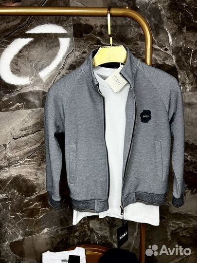 Крутейший спортивный костюм тройка Boss премиум