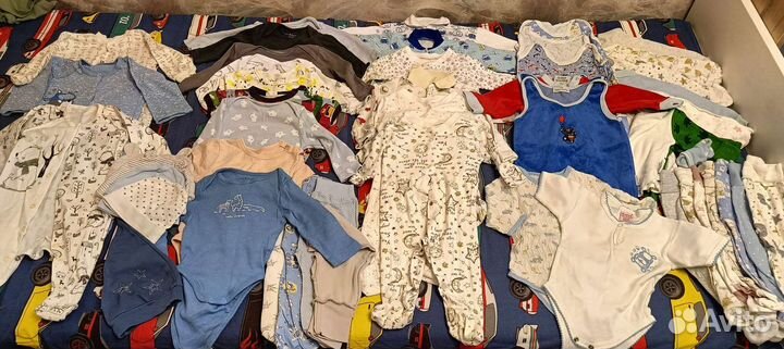 Детские вещи пакетом на мальчика от 0 до 4мес