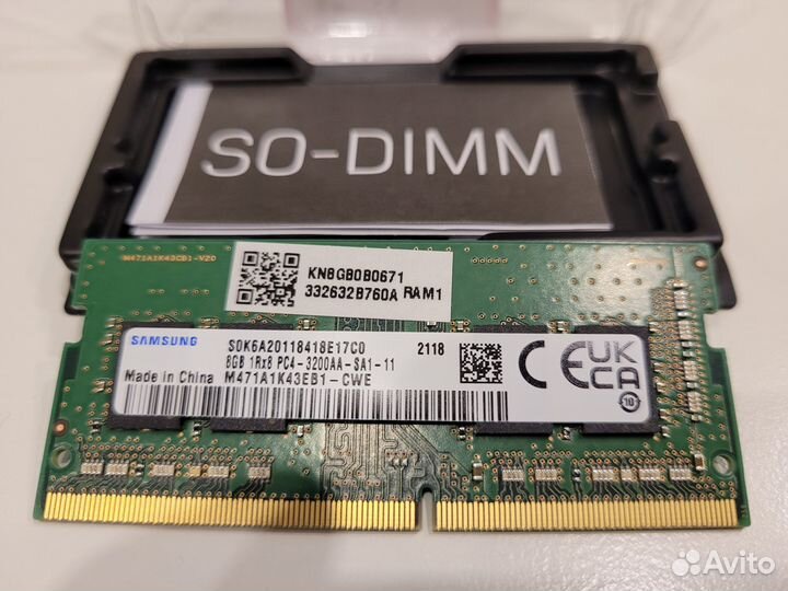 Память so-dimm 8Gb PC3200