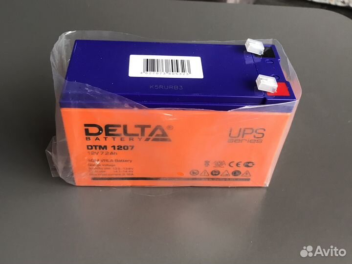 Аккумулятор Delta DTM 1207