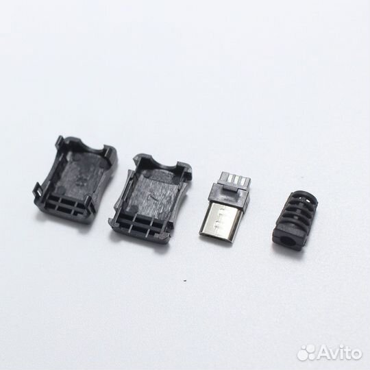 Штекер micro USB 5pin DIY разъём для пайки