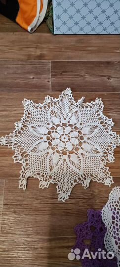 Салфетка вязанная крючком