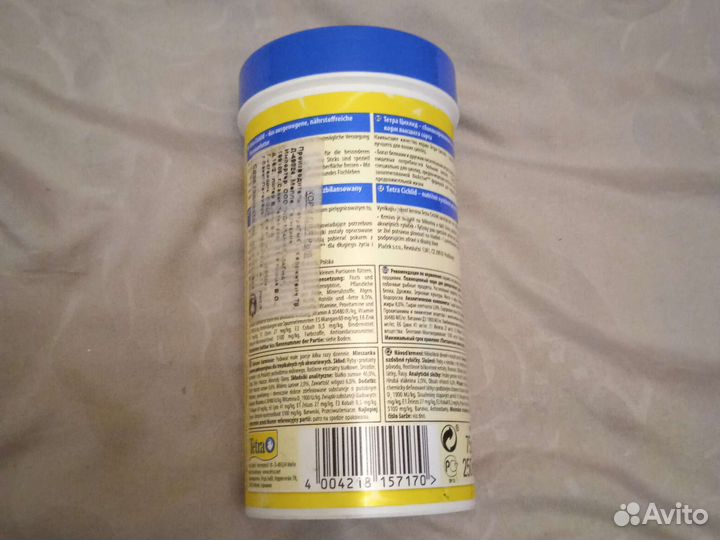 Корм для рыб цихлид tetra