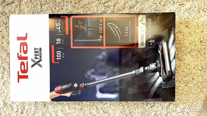 Новый вертикальный пылесос tefal X-pert 6.60 TY687