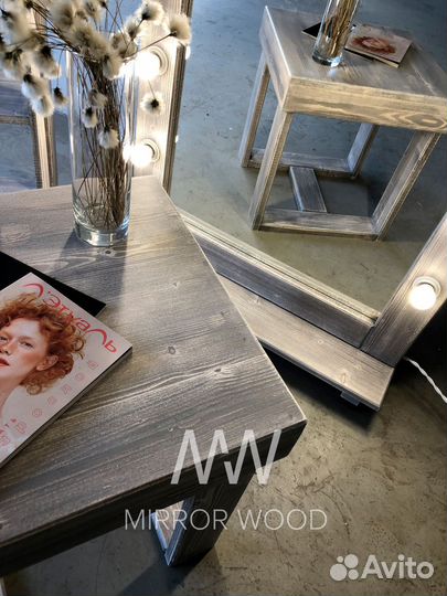 Гримерное зеркало в полный рост на колесиках