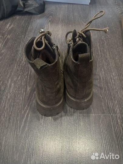 Ботинки зимние женские 39 натуральная замша