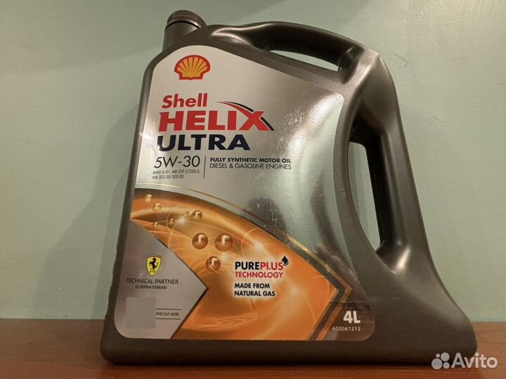 Shell helix ultra 5w30 SL A3/B4 4л, Германия