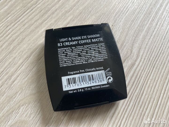 Тени для век IsaDora 83 Creamy Coffee Matte