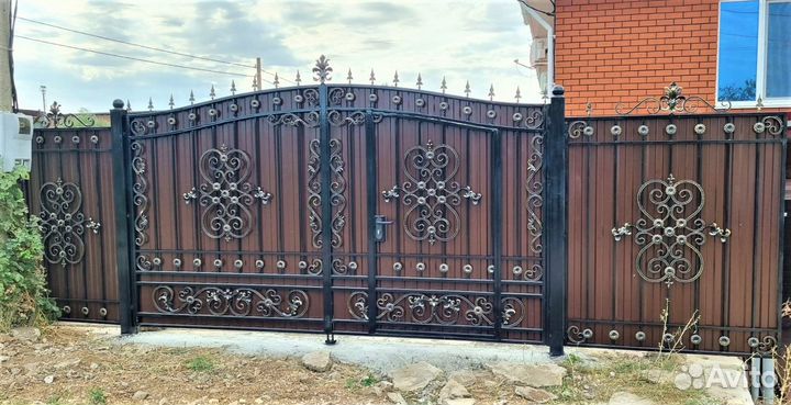 Ворота с калиткой
